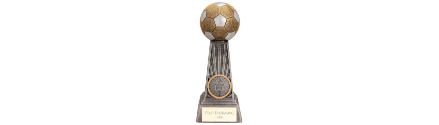 ENERGY FOOTBALL TROPHY - 4 SIZES - 13CM TO 20.5CM ENERGY FOOTBALL TROPHY - 4 SIZES - 13CM TO 20.5CM